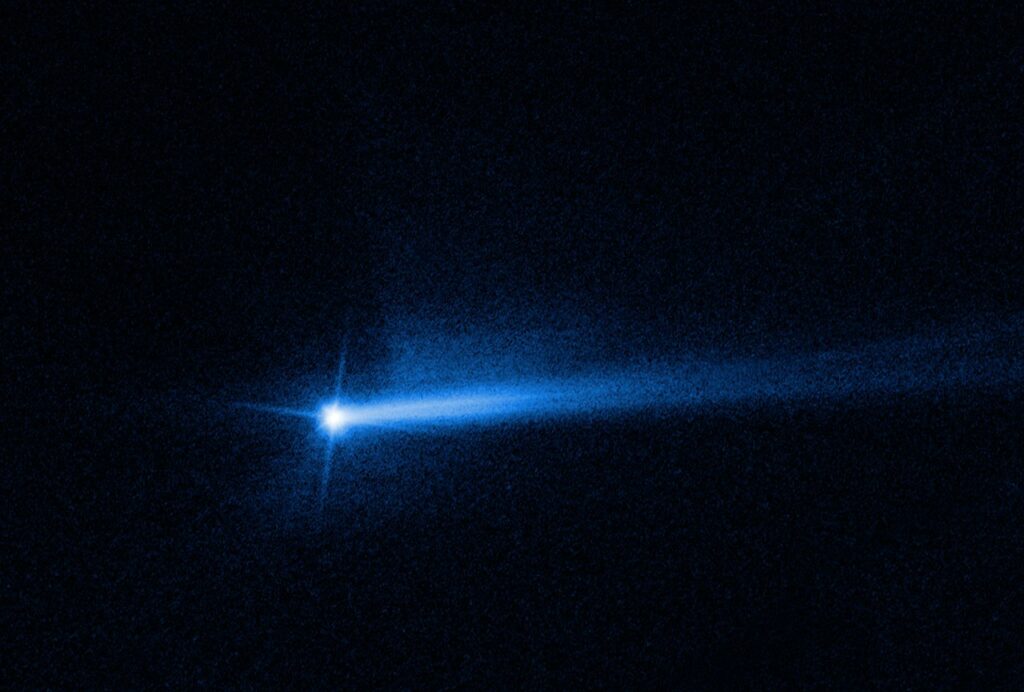 Didymos–Dimorphos — Hubble, October 2022
